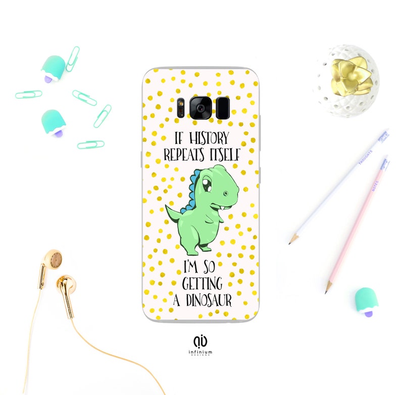 Word to your Dino' Samsung S10 Case