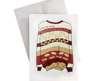 Very Merry Sweater Card