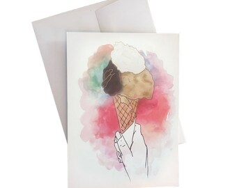 Gelato Greeting Card