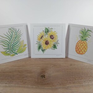 Cartes de correspondance - Floraison estivale