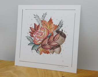 Watercolor Prints - Single Print - Seasons