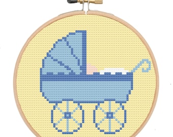 Needlepoint Kit, needlepoint stitch New Baby Christmas Ornament pattern digital pattern PDF