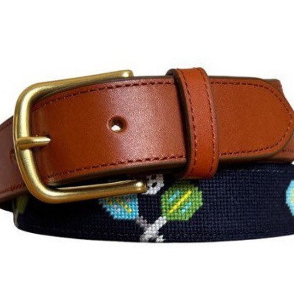 Needlepoint Mens Belt Etsy