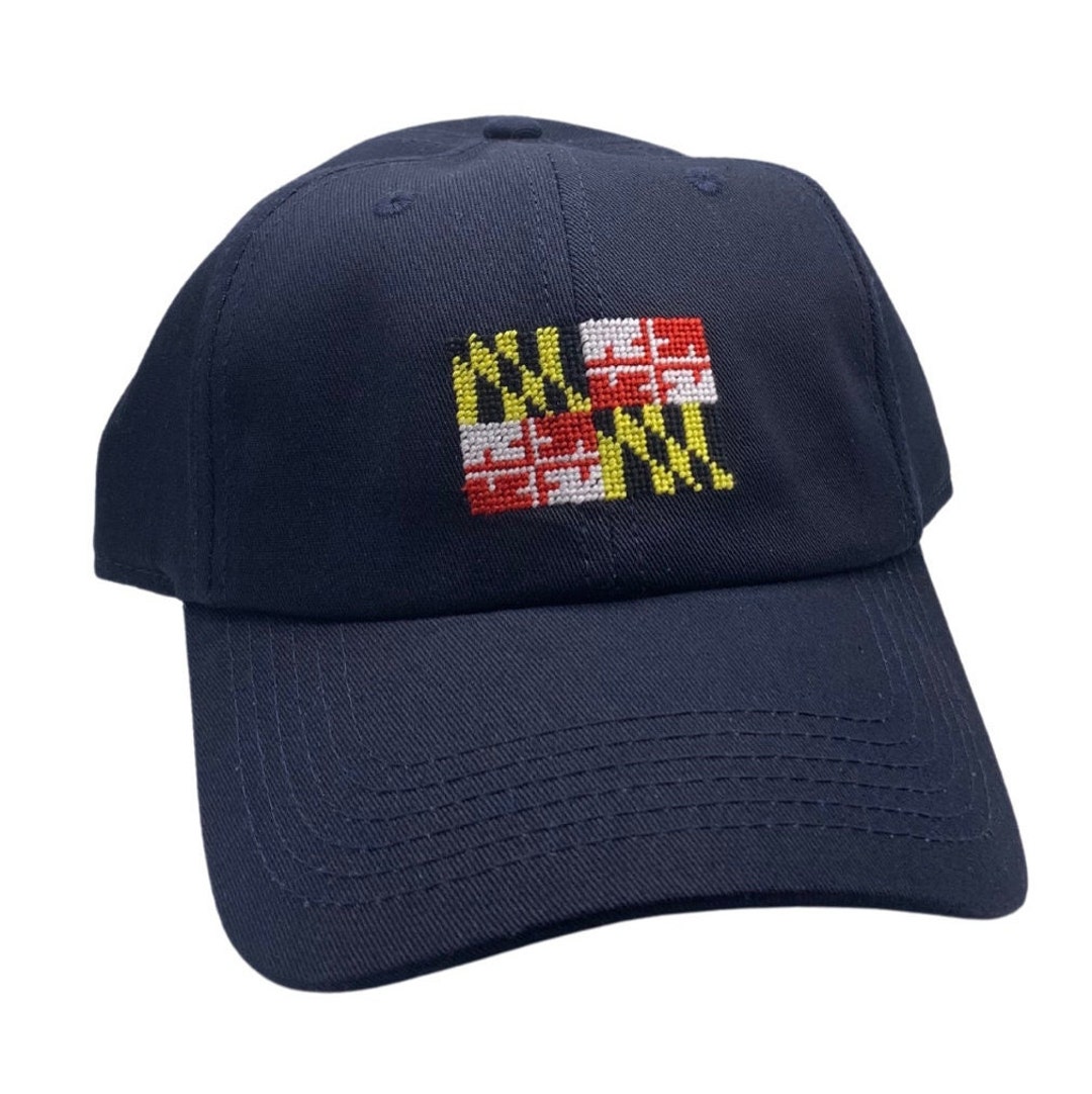 Needlepoint Baseball Hat, Maryland Flag Etsy