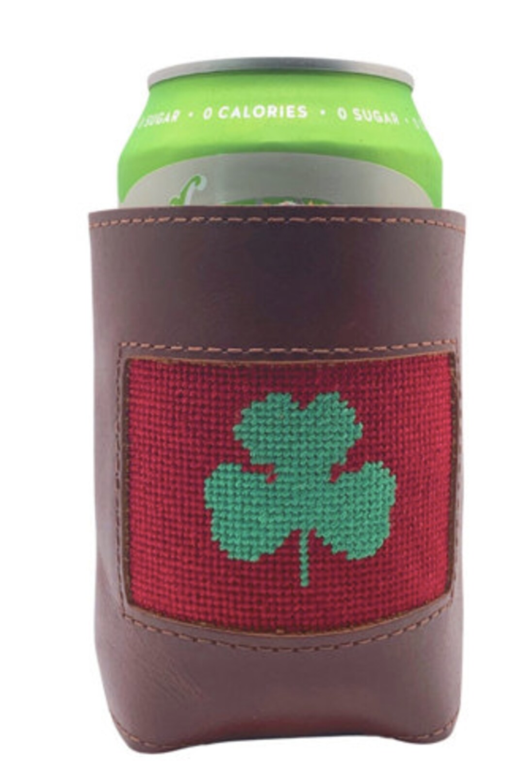 NEEDLEPOINT CAN COOLER, SUNDAY FUNDAY