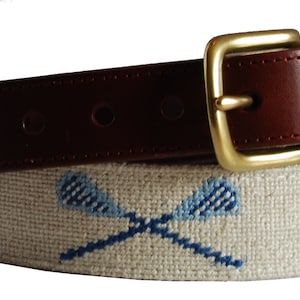 Needlepoint belt lacrosse sticks women / youth