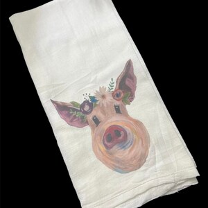 Tea Towel - Housewarming Gift - Kitchen Decor - Farmhouse Decor - Dish Towel - Farm Fresh - Gift for the Home - Gifts for Mom - Teacher Gift