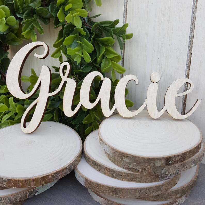Custom Wood Name Sign Wooden Name Sign Nursery Name Sign Etsy