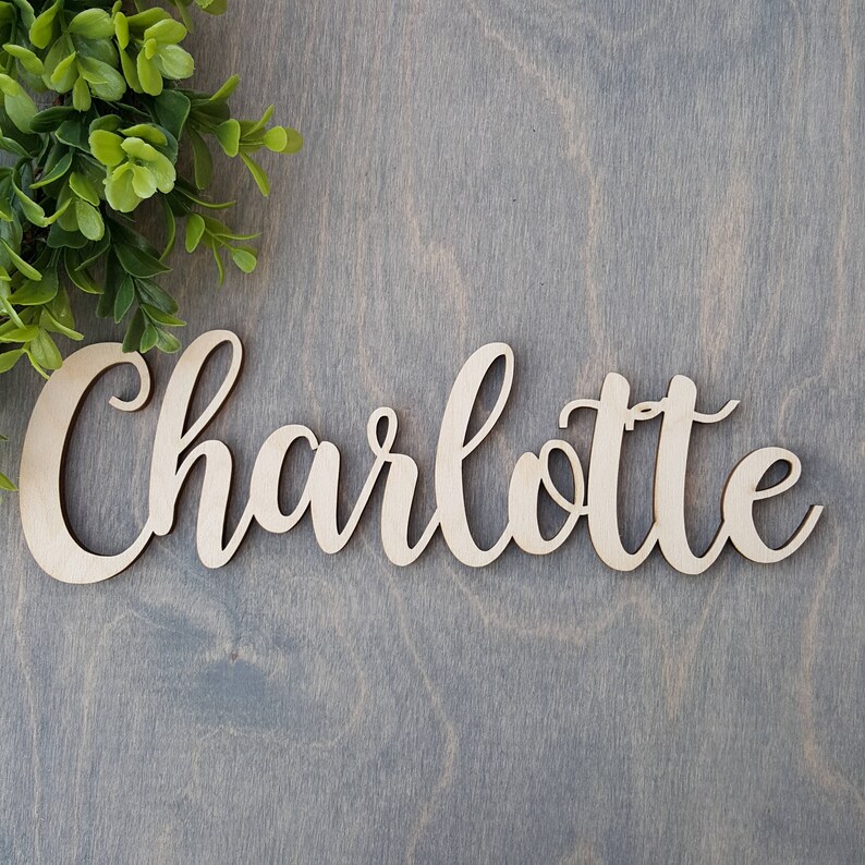 Custom Wood Name Sign Wooden Name Sign Nursery Name Sign Etsy