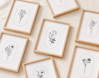 Birth Flower Prints