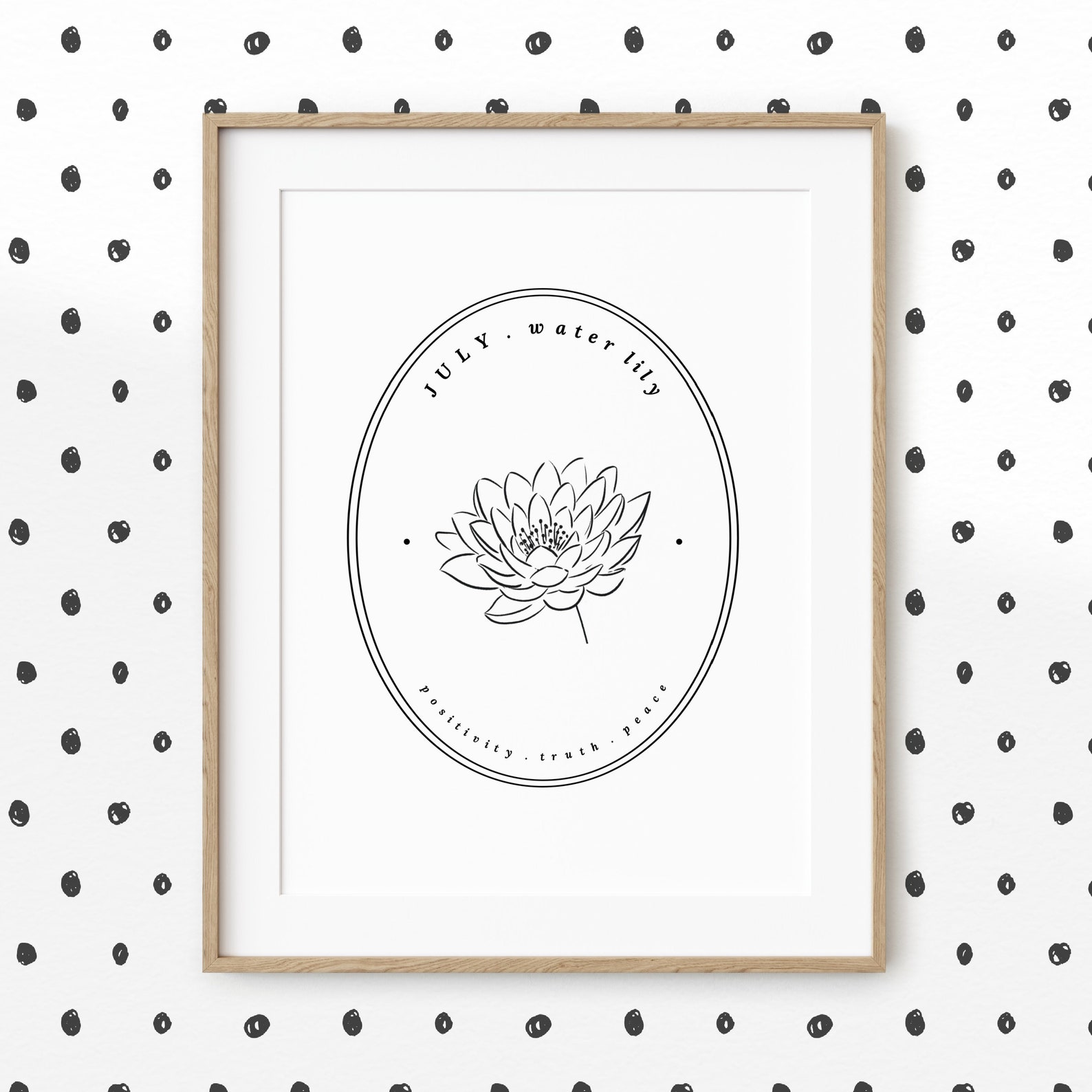 july birth flower water lily