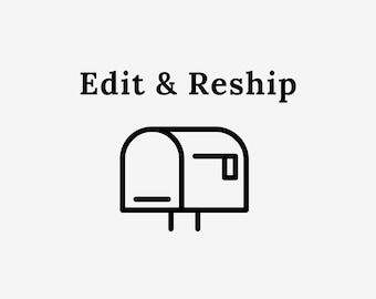 Edit & Ship My Order | Previous Customers Only