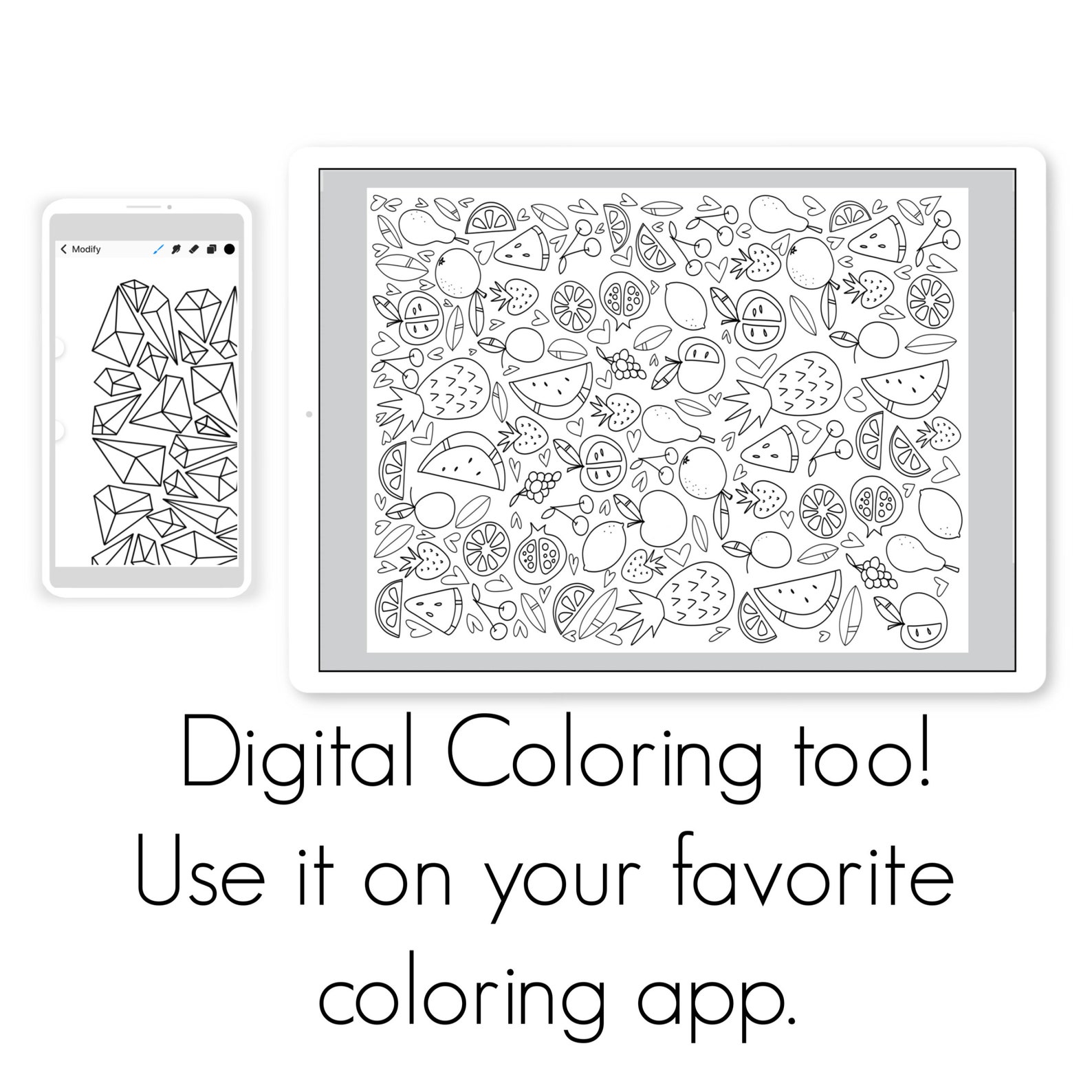 Space Astronomy & Science Hand-Drawn Coloring Page Printable | Etsy