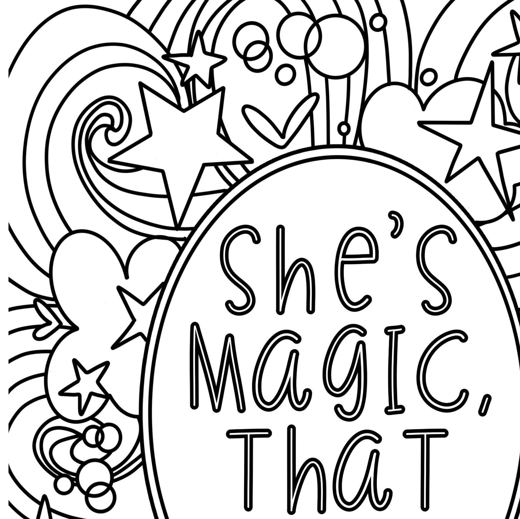 Custom Text Coloring Page Personalized Coloring | Etsy