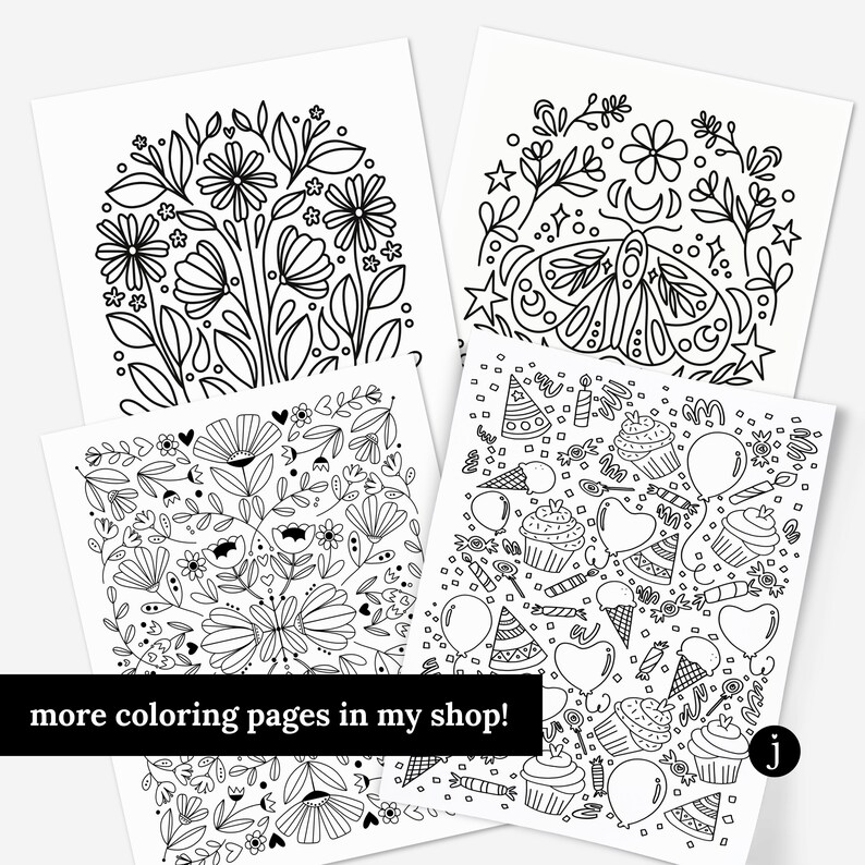 Kitchen Baking & Appliances Coloring Page Digital Printable Coloring Sheet for Teens Adults Foodie Inspired image 7