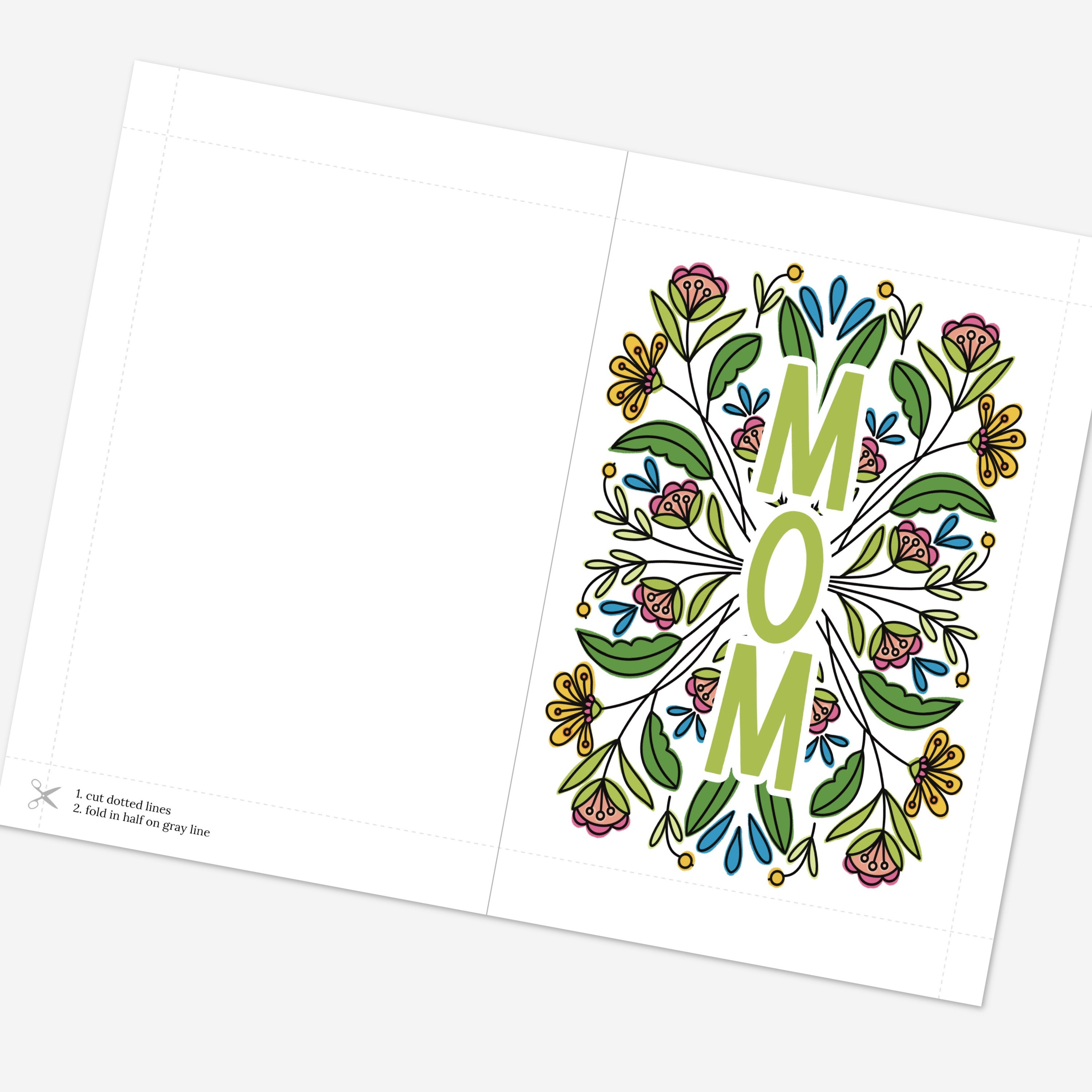 Mom Printable Card | Happy Mother's Day Digital Card for Mom ...