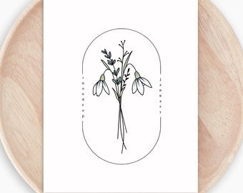 Birth Flower Printables
