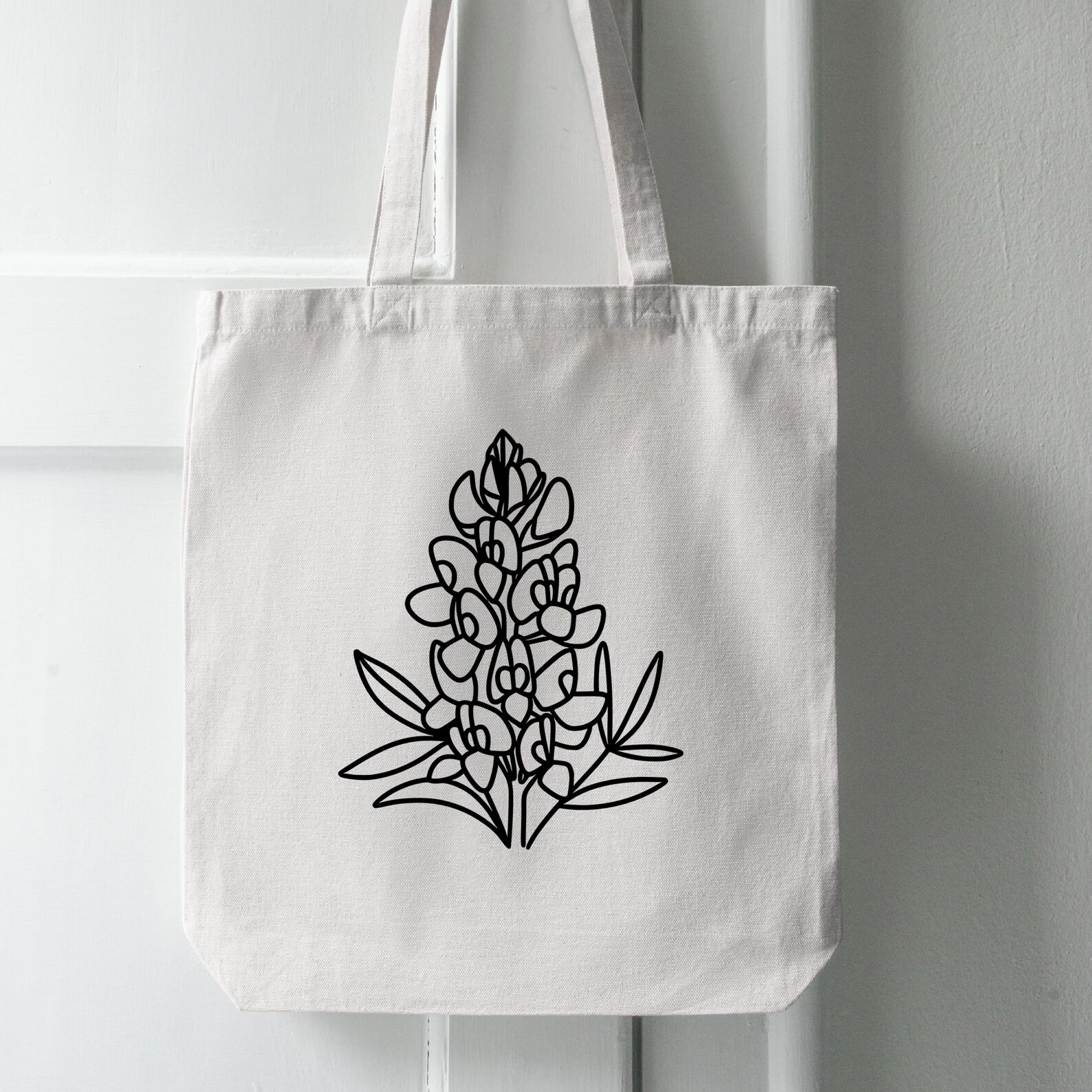 Bluebonnet Flower Illustrated Svg Png Digital Graphic Files | Craft ...