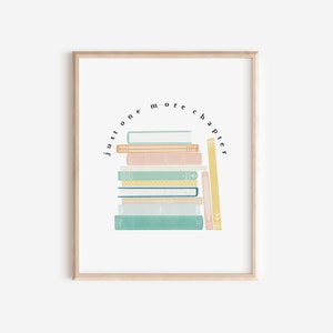 Just One More Chapter | Book Digital Printable