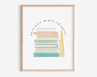 Just One More Chapter | Book Digital Printable