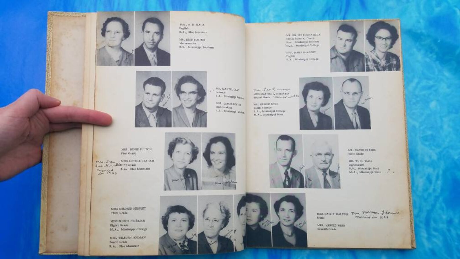 Vintage 1953 Noxapater MS High School Middle & Elementary Etsy