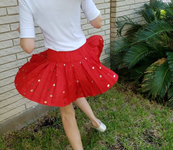 Vintage pleated skirt with built in bloomers cost… - image 5