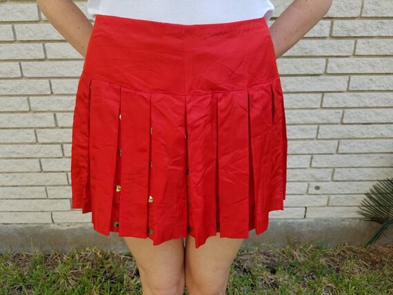 Vintage pleated skirt with built in bloomers cost… - image 7