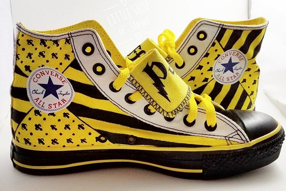 harry potter hufflepuff converse