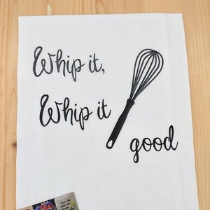 Whip it Good Funny Kitchen Towels – Henry & Hannah