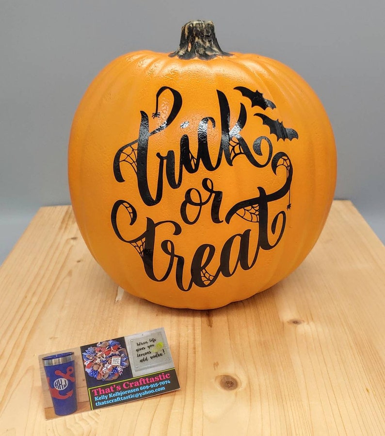 Decorated Pumpkin Custom Order Fake Pumpkin Halloween Etsy