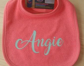 Personalized Baby Bib with Name or Monogram