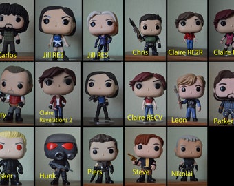 Resident Evil fait sur commande des figurines en vinyle pop personnalisées