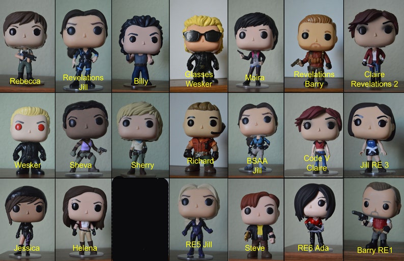 resident evil funkos