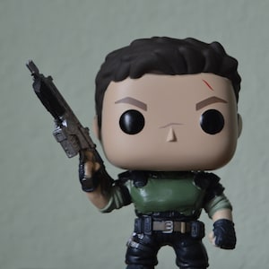 Chris Redfield Custom Pop Vinyl Figure from Resident Evil
