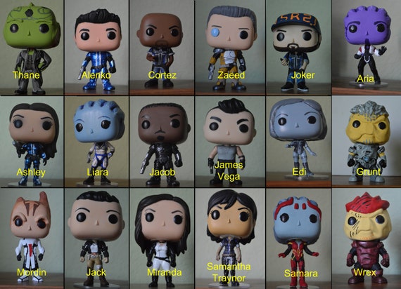 mass effect pop vinyl