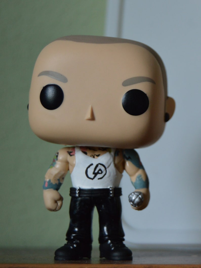 Chester Bennington From Linkin Park Custom Funko Pop Vinyl Etsy