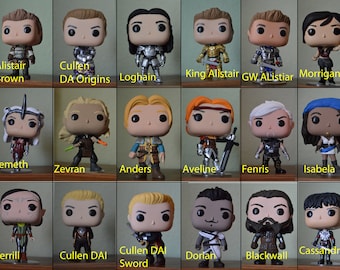 Figurines pop vinyle personnalisées Dragon Age fabriquées sur commande