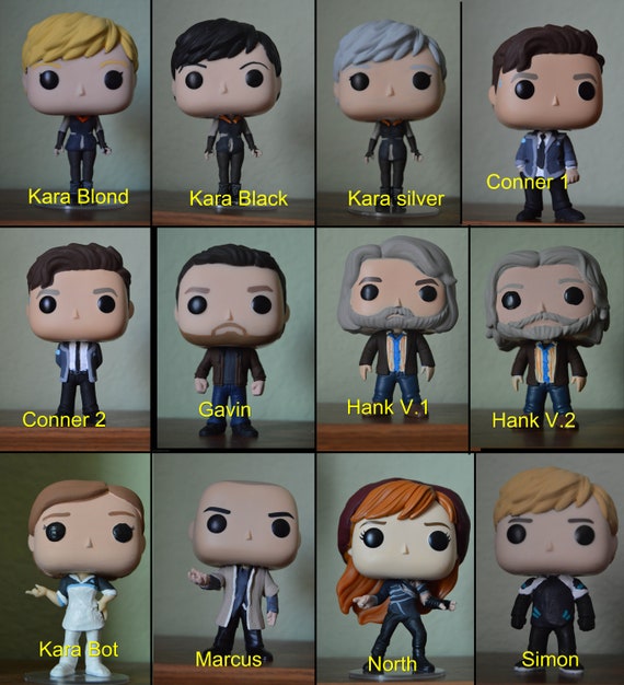 Detroit Become Human Made to Order Custom Pop Vinyl Figures 