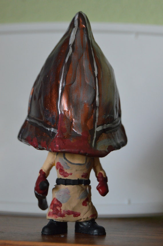 Silent Hill Pyramid Head Figure Handmade Horror Sculpture 