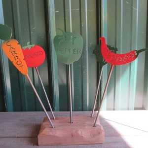 Vegetable Garden Markers (pick your own set of 3)