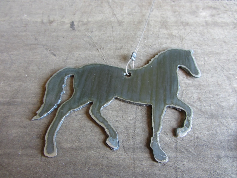 Horseshoe Heart Horse Wind Chime Etsy