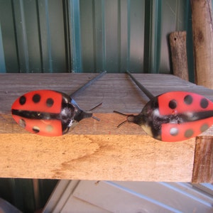 Ladybug Garden Stakes pair image 4