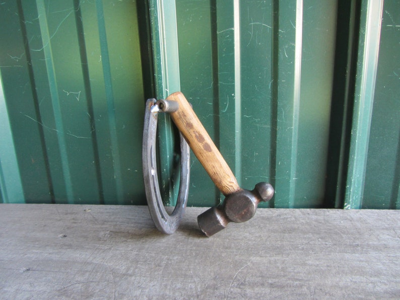 Hammer/Horseshoe Door Knocker Etsy