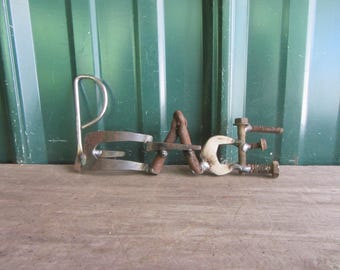 PEACE - metal wall sign