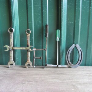 Recycled Metal &#39;Hello&#39; Sign: Rustic Handcrafted Art