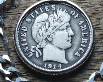 レア 銀貨 1914年 アメリカ 1ダイム バーバー ミントD レア 銀貨 1914年 アメリカ 1ダイム バーバー ミントD Buy 1914-D