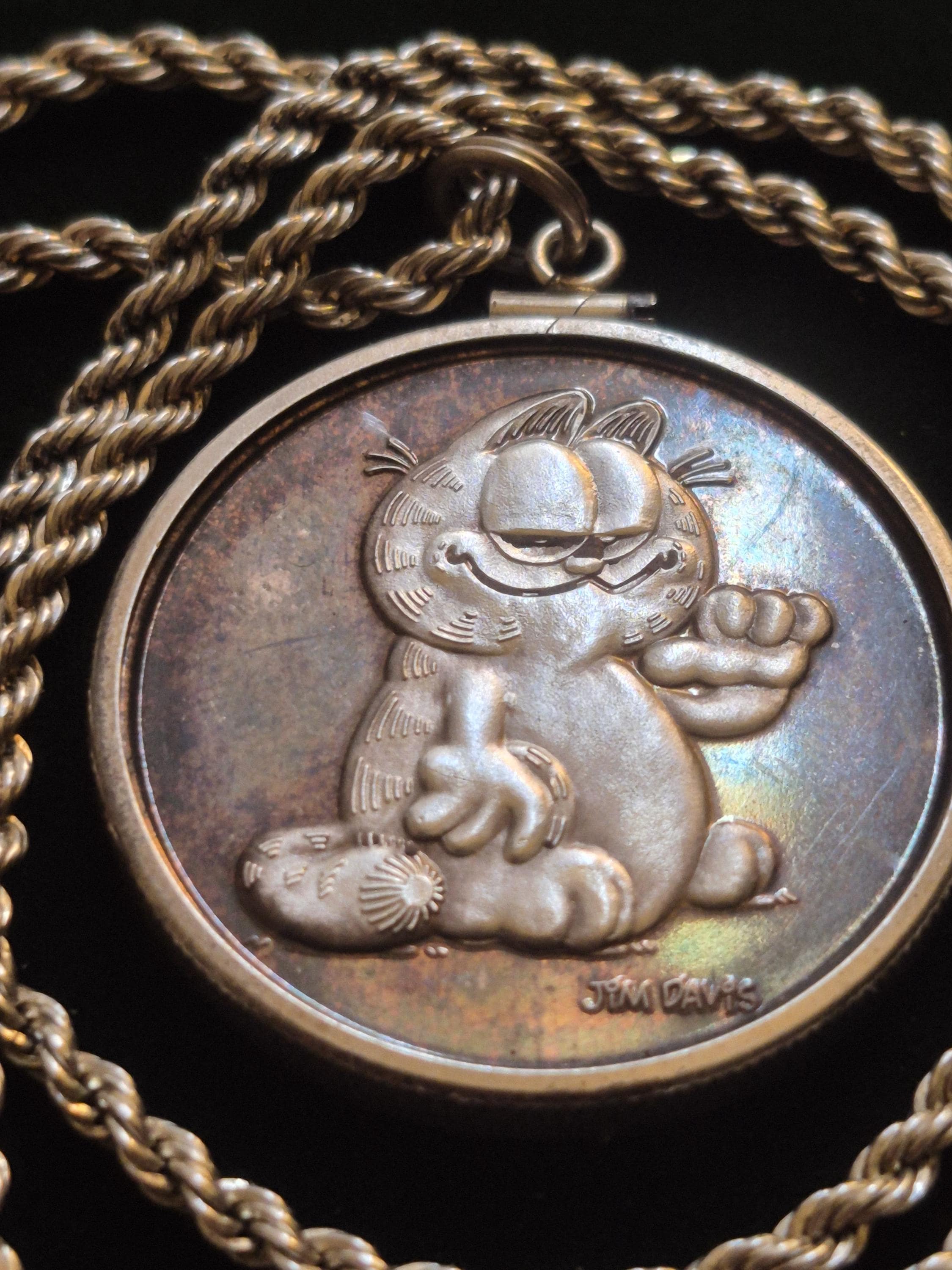 Silver Garfield Coin - Etsy