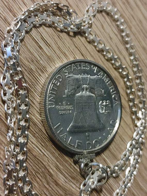 Silver near mint 1960 Benjamin Franklin Liberty B… - image 6