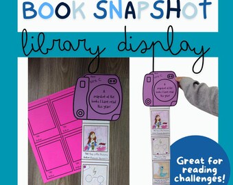 Libro Polaroid Craft / Sfida di lettura Esposizione della biblioteca (modello PDF)