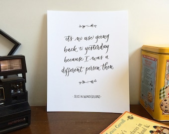 Alice in Wonderland Quote